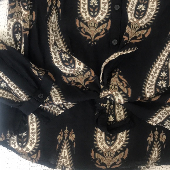 Long sleeve paisley shirt - Picture 2 of 3